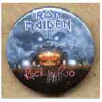 Övrigt. Pin Iron Maiden rock in rio